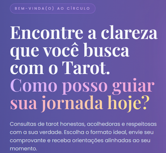 Preview do site A Sincera Bruxa