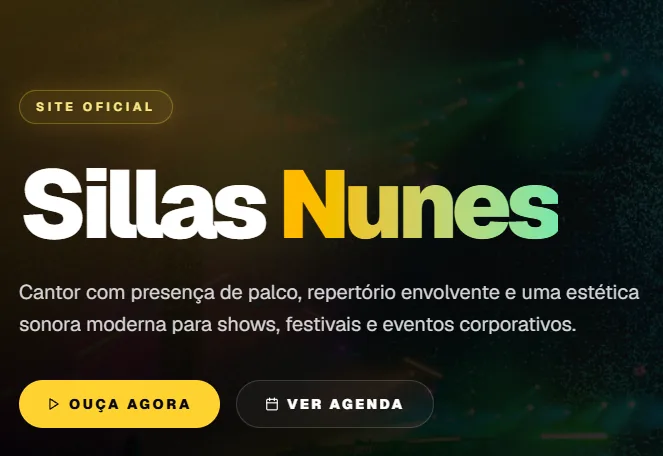 Preview do site Sillas Nunes
