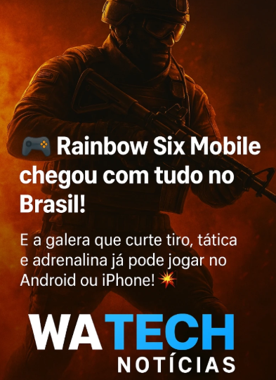 🎮🔥 Rainbow Six Mobile chegou com tudo!